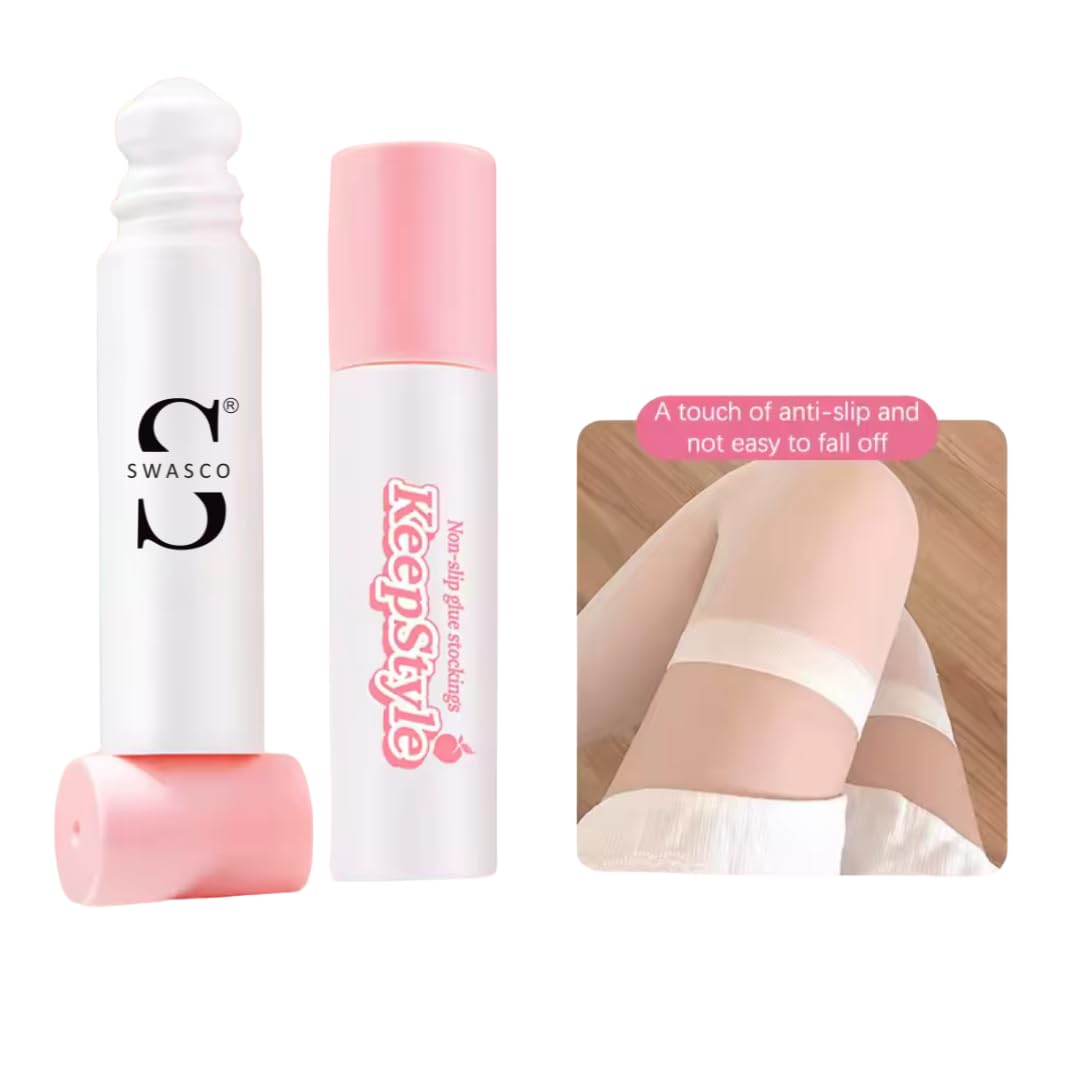 SWASCO Body Glue Roll-On | 10gm Skin Adhesive for Clothing, Bra & Dress Hold | Invisible Non-Slip Grip | Anti-Exposure Roll-On for Men & Women Swasco